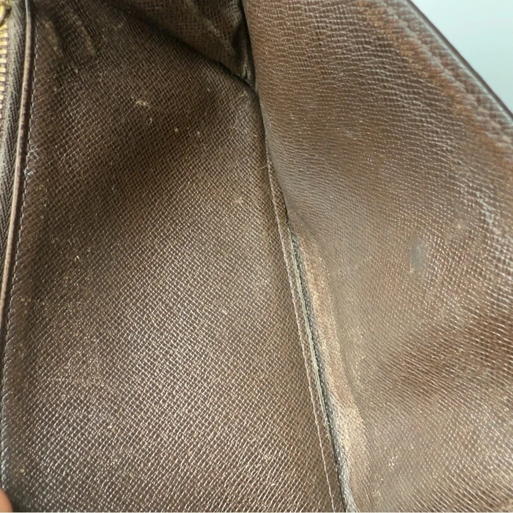 Louis Vuitton Portefeuille Sarah Damier Wallet Ebene Brown | Women’s | Used |